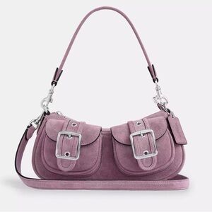 NWT Coach Ashton Bag Shoulder CDA95
Silver/Light Violet Suede Smooth Leather💜